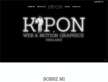 Tablet Screenshot of kipon.es